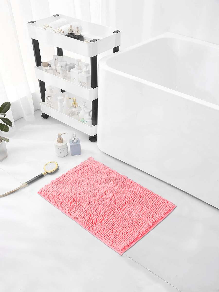 Thảm tắm chống trượt Fuzzy - Hồng - Xem 1