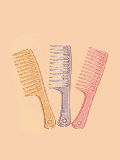 Dry & Wet Use Hair Pick Comb 1pc Large Plastic Novelty Glitter Rectangular/Square Washable Wide Tooth Easy To Remove Transparent Hair Brush/Hair Comb For Dresser, Bathroom,Hair Brush,Comb,Hair Tools,Hair Products And Accessories For Barber Salon Beauty Travel Essentials,Back To School,Travel Holiday Essentials,Hair Accessories For Women,Brush,Hair Brushes,Edge Brush,Brush Hair,Hair Comb,Comb Hair,Detangling Brush,Ball Brush,Mini Hair Brush,Hair Brush Set,Wooden Comb, Comb, Slick Back Brush, Hairbrush, Edge Brush, Brush Hair, Hair Comb, Hair Brush Set, Comb Hair, Mini Hair Brush, Detangling Brush,Hair Products, Hair Tools, Hair Stuff, Hair Care, Curly Hair Brush, Barber, Barber Accessories, Hairdressing Equipment,Travel Essentials,Hairstyle,Hairdressing