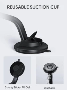 AUKEY Soporte de Teléfono para el Coche Magnético - Negro - Ver 3