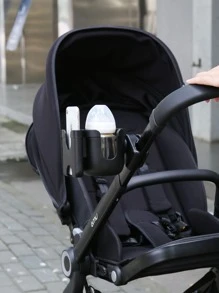 1入組折疊式嬰兒車水瓶支架 - 黑色 - 查看 2