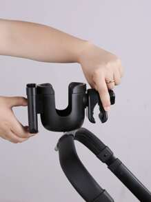 1入組折疊式嬰兒車水瓶支架 - 黑色 - 查看 6