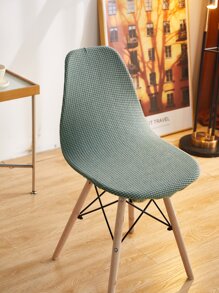 Bọc ghế đàn hồi màu trơn, phủ bụi ghế polyester gia đình đơn giản màu xanh lá cây - màu xanh lá - Xem 2