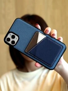 Plain Phone Case With Card Slot - Multicolor - View 5