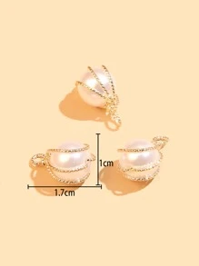 10pcs Faux Pearl DIY Pendant