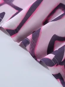Manfinity EMRG Áo Phông Nam Phù Hợp Với Cổ Tròn Rớt Vai Tay Ngắn Graphic Tee Manga Thường Ngày Mùa Hè Polyester - trắng - Xem 4
