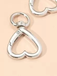 Street 2pcs Heart Decor Keychain Accessory Valentine's Day Valentines Car Accessories Bag Charm Christmas Gift Ideas