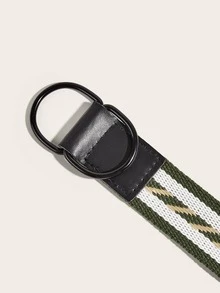 Cinturón doble aro Cinta con hebilla - Multicolor - Ver 2