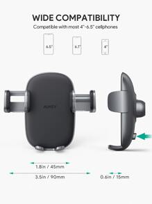 AUKEY Soporte de Teléfono para Coche - Negro - Ver 2