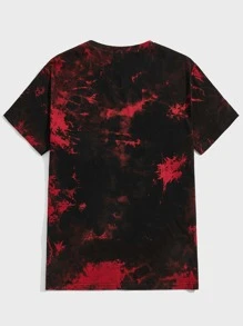 Manfinity 男士紮染和字母圖案T恤