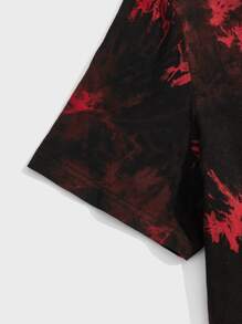 Manfinity 男士紮染和字母圖案T恤