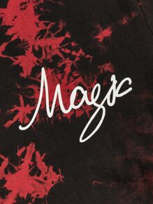 Manfinity 男士紮染和字母圖案T恤