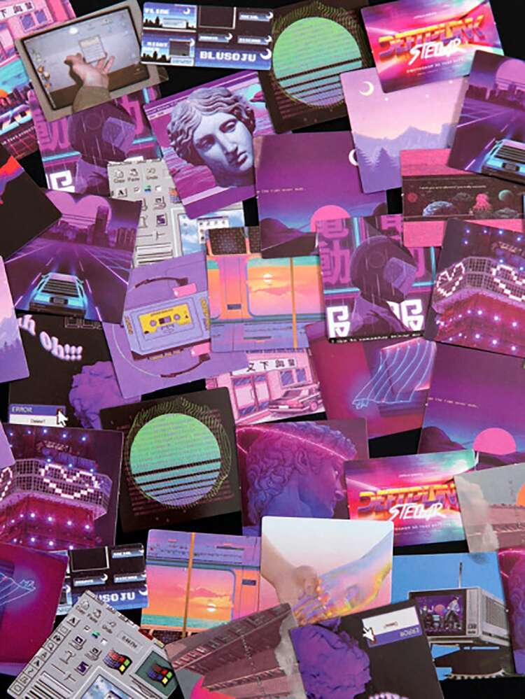 46pcs Mixed Pattern Sticker