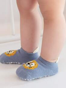 6雙嬰兒卡通圖案襪子 - 彩色 - 查看 2