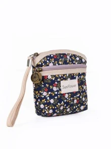 EMERY ROSE Monedero floral con estampado - Multicolor - Ver 2
