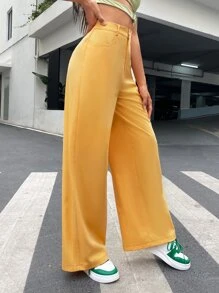 Dopamine Dressing High Waist Wide Leg Pants