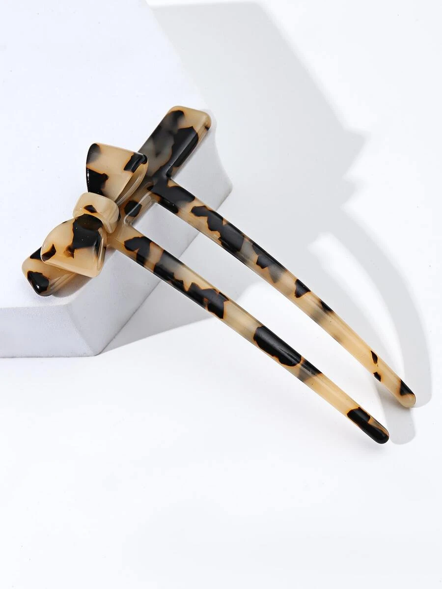 髮夾 - 杏色 - 查看 1