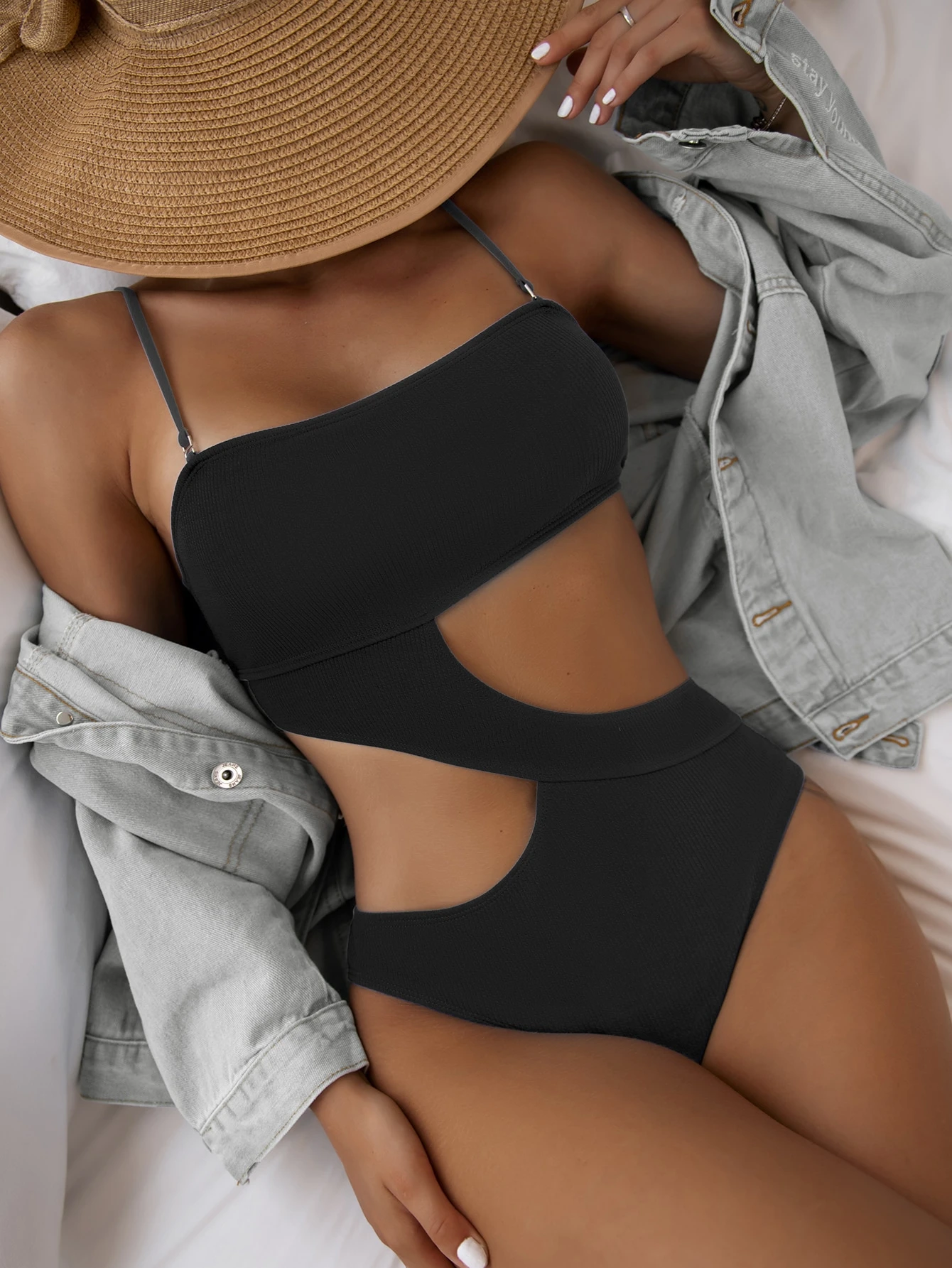 shein cutout swimsuit