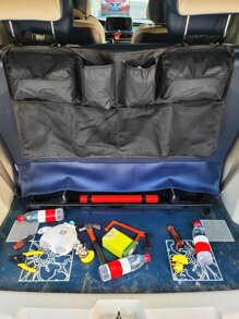 1入組車座後背收納袋 - 黑色 - 查看 5