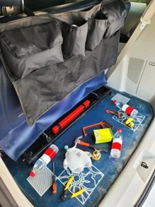 1入組車座後背收納袋 - 黑色 - 查看 6