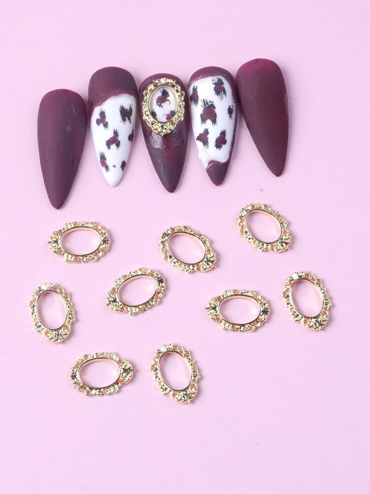 TSZS 10Pcs Metal Nail Art Decoration Diy Nail Charms Nail Gems Nail Supplies Nails