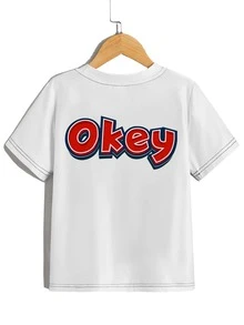 Boys 1pc Slogan Graphic Tee - White - View 2