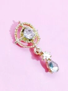 10pcs Rhinestone Decor Nail Art Decoration - Gold - View 3