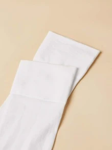 ROMWE Kawaii 卡通爪子裝飾襪子 - 白色 - 查看 3