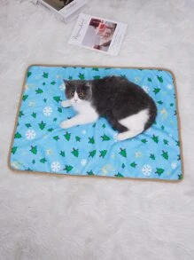 樹圖案寵物毯 - 彩色 - 查看 1