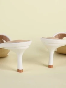 MOTF X Brooks Nader 交叉帶高跟穆勒涼鞋