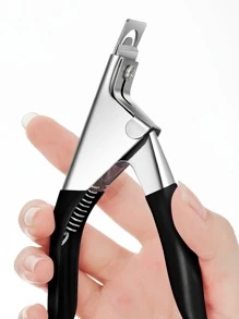 1pc Nail Clipper & 1pc Nail File - Black and White - View 3