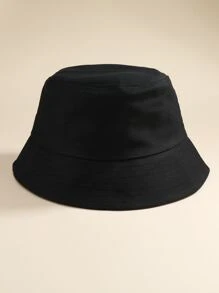 Minimalist Bucket Hat - Black - View 2