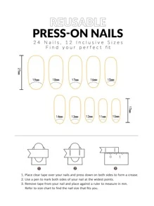 24pcs Elegant Solid Color Oval Shaped Manicure Accessories Including Jelly Glue & Nail File, Suitable For Outdoor Activities, Casual Entertainment, Parties, Dance, And Daily Wear Press On Nails Nail Supplies - Burgundy - View 4