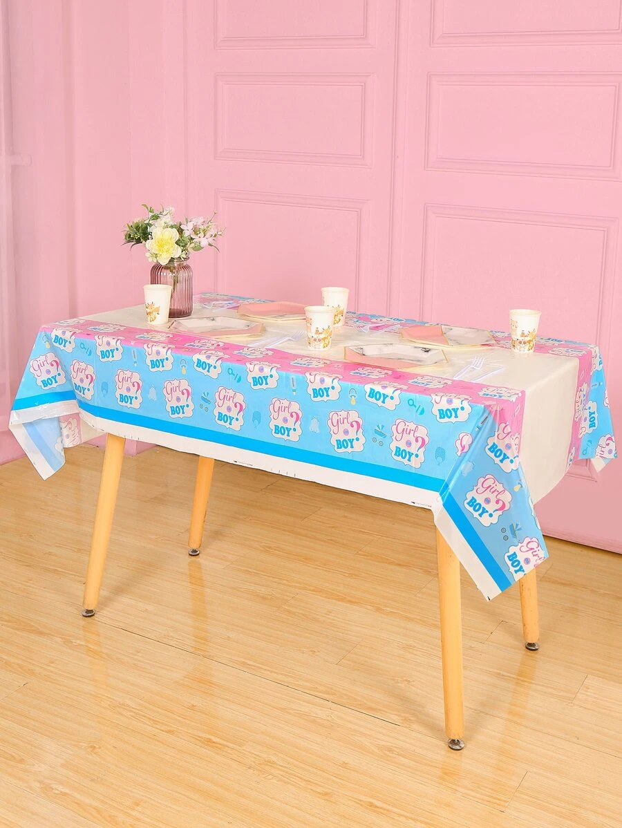 Gender Reveal Party Dùng một lần Bìa bảng - Nhiều màu - Xem 1