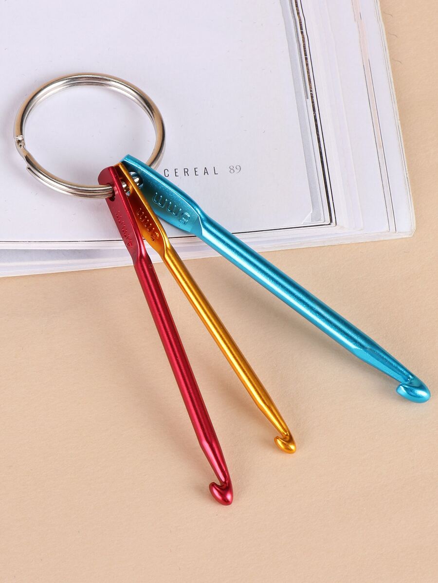 3入組勾織鉤 - 彩色 - 查看 1