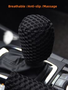 MEIKAXIU 2入組車手刹罩和換檔蓋 - 黑色 - 查看 6