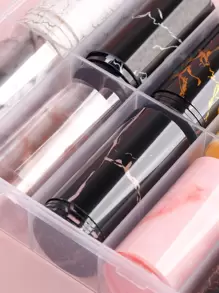 10 peças/caixa Papel de Transferência de Padrão de Textura e Mármore (Sem Adesivo) Charmes de Unhas DIY, Joias de Unhas, Suprimentos de Unhas