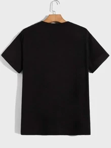 Manfinity Homme 男款玫瑰印花短袖t恤