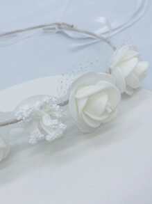 Banda de pelo con diseño de flor - Multicolor - Ver 3