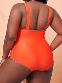 Bañador una pieza de dos tonos - Multicolor - Ver 2