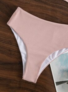 3packs Contrast Binding Lace Bikini - Multicolor - View 3