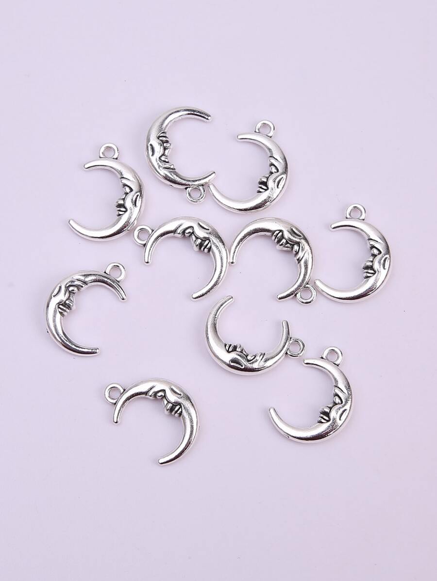 10 chiếc Mặt Trăng Tự Làm Mặt Trăng - Ancient Silver - Xem 1