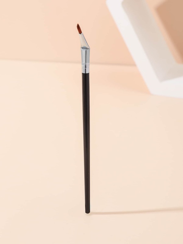 Flexão Pincel Delineador 1 Peça Preto Extremamente Multa Pincel De Maquiagem Para Os Olhos Multa Pincel Delineador Pincéis De Maquiagem Para Homens E Mulheres