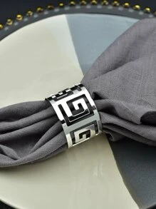 6入組鏤空餐巾圈