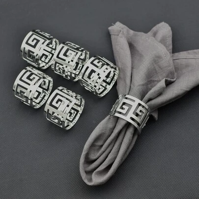 6 chiếc vòng khăn ăn rỗng