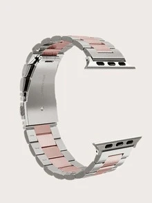 撞色不銹鋼錶帶適用於Apple Watch - 彩色 - 查看 2