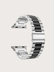 1 pieza banda de Apple Watch de acero inoxidable - Multicolor - Ver 5