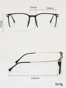 女士时尚设计眼镜 - 無色 - 查看 4