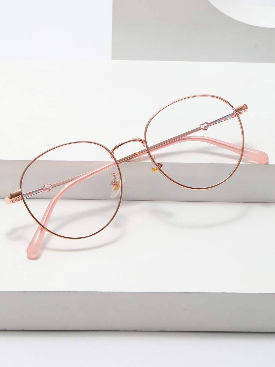 女士时尚设计眼镜 - 無色 - 查看 1