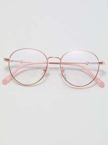 女士时尚设计眼镜 - 無色 - 查看 3
