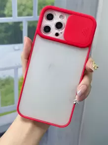 拼接支架拖鞋相機套iPhone手機殼 - 紅色 - 查看 2